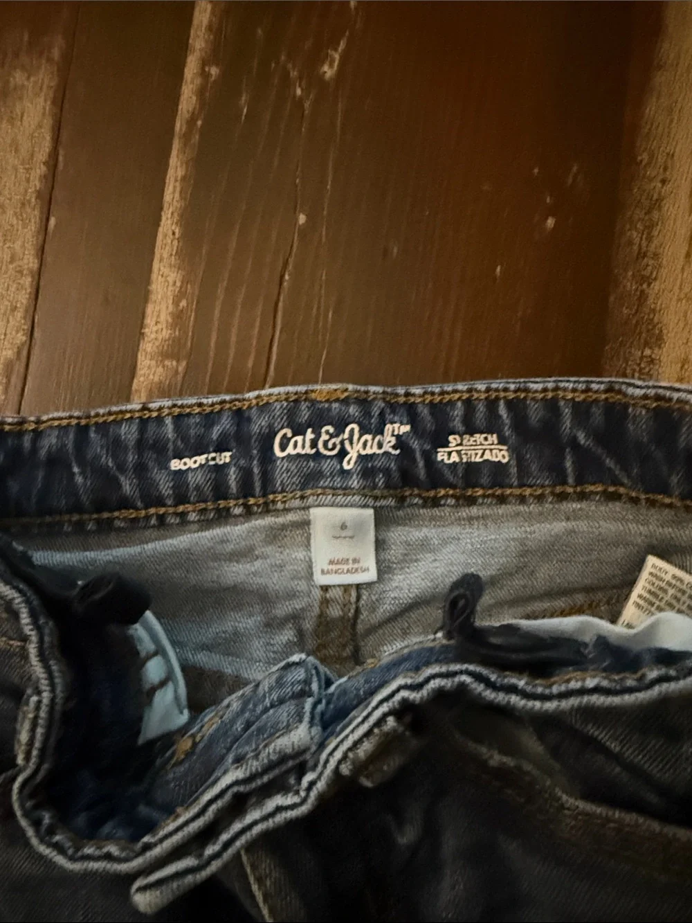 Cat & Jack Dark Blue Boys Denim Jeans